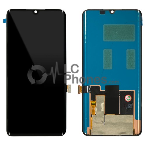 Xiaomi Mi Note 10 Pro / Mi Note 10 / Mi Note 10 Lite / Mi CC9 Pro - Full Front AMOLED LCD Digitizer Black (Original Remaded)