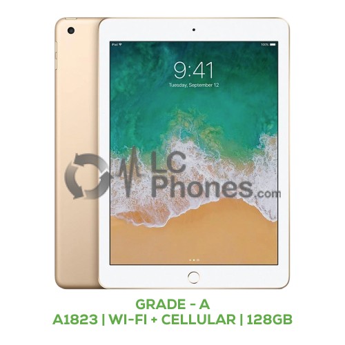 iPad 9.7 (2017) 5th Gen A1823 Wi-Fi + Cellular 128GB Grade A