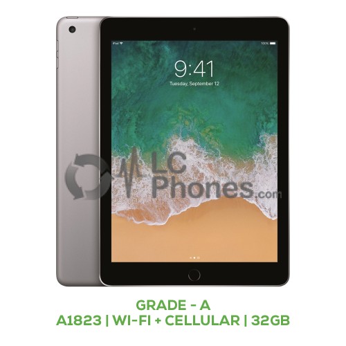 iPad 9.7 (2017) 5th Gen A1823 Wi-Fi + Cellular 32GB Grade A