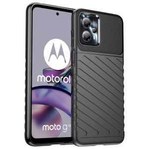 Motorola Moto G13 - Thunder Flexible Armored Case Black