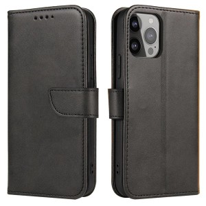Samsung Galaxy S23 5G S911 - Magnet Elegant Flip Cover Case Black