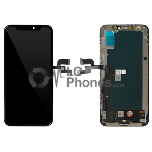 iPhone XS - LCD Soft OLED Digitizer Black EK Pro