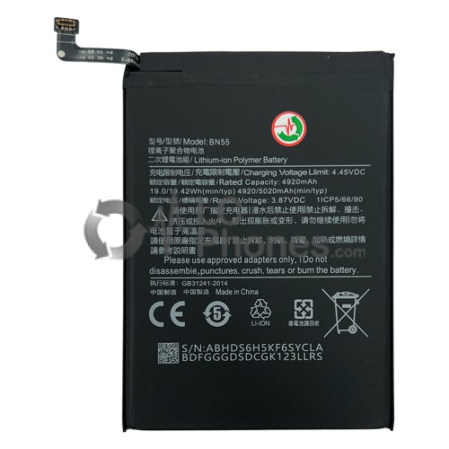 Xiaomi Redmi Note 9S / Redmi Note 11S - Battery BN55 5020mAh 19.4Wh