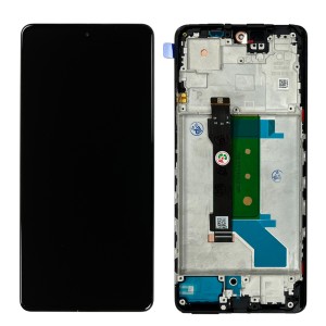 Xiaomi Redmi Note 12 Pro+ 22101316UCP - Full Front LCD Digitizer with Frame Black