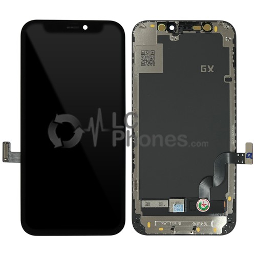 iPhone 12 Mini - LCD Hard OLED Digitizer Black A+++ GX