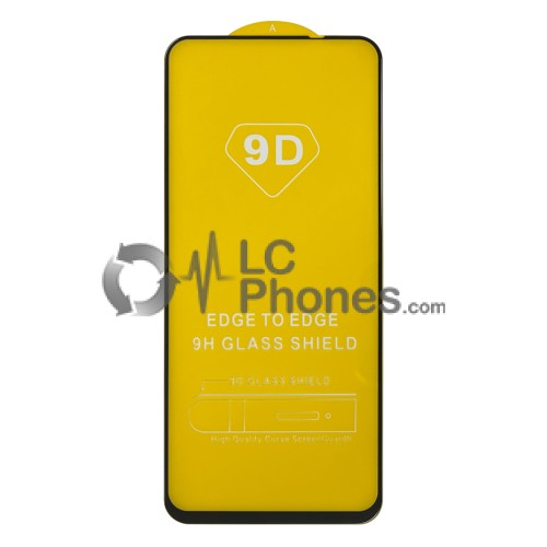 Oppo A74 CHP2219 / F19s CPH2219 - Full Arc Tempered Glass Black