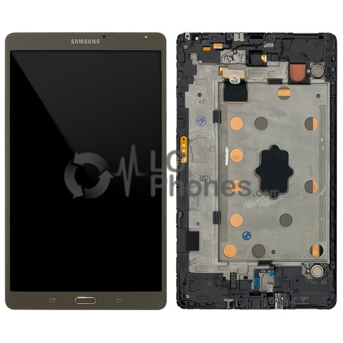 Samsung Galaxy Tab S 8.4 Wifi SM-T700 - Full Front LCD Digitizer Brown (Original Remaded)