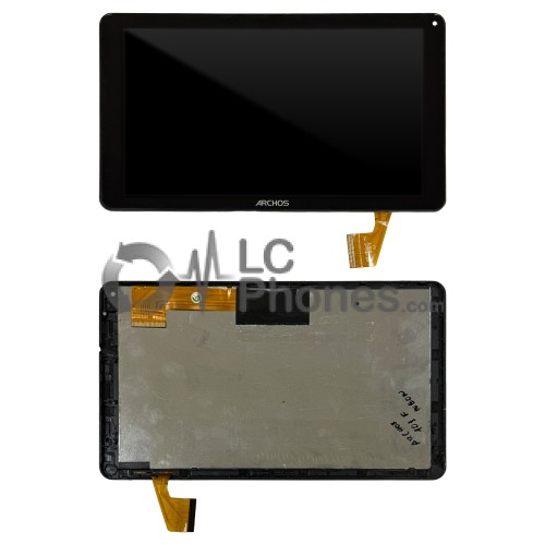 Archos 101e Neon - Full Front LCD Digitizer with Frame Black