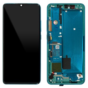 Xiaomi Mi Note 10 Pro M1910F4S / Mi Note 10 M1910F4G - Full Front LCD Digitizer With Frame Aurora Green 