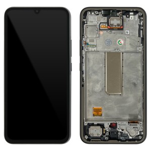 Samsung Galaxy A34 5G A346 - Full Front LCD Digitizer with Frame Black 