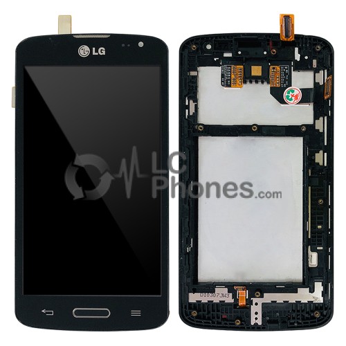 LG F70 D315 - Full Front LCD Digitizer with Frame Black