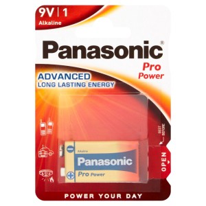 Panasonic - Pro Power Battery 6LR61 9V Square Block