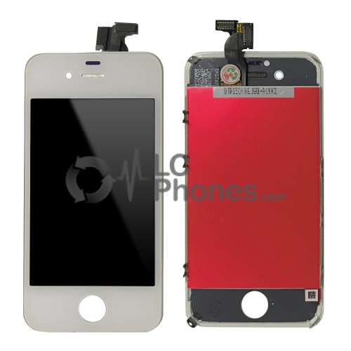 iPhone 4S - LCD Digitizer  (original remaded)   White