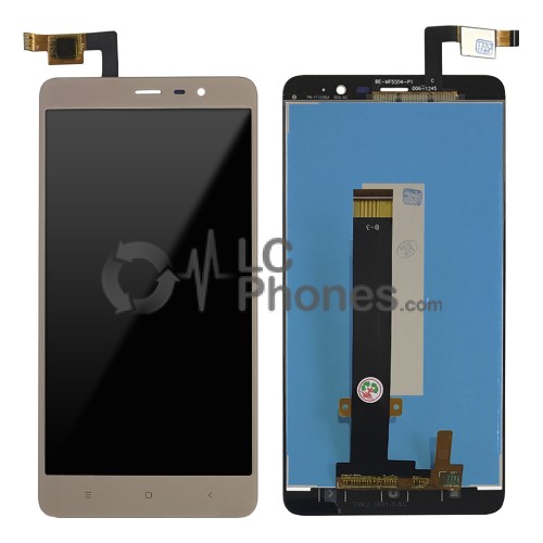 Xiaomi Redmi Note 3 - Full Front LCD Digitizer Gold