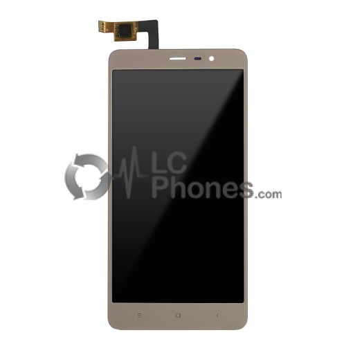 Xiaomi Redmi Note 3 - Full Front LCD Digitizer Gold