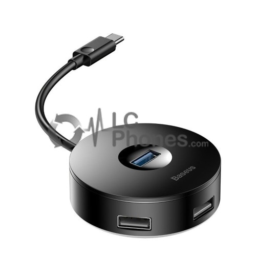 Baseus - Hub 4in1 USB-C to USB 3.0 + 3x USB 2.0 15cm Black (CAHUB-G01)