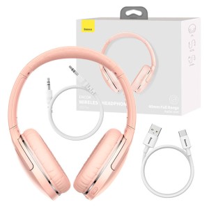 Baseus - Encok Wireless Headphone D02 Pro Pink (NGTD010304)