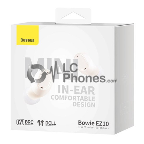 Baseus - Bowie EZ10 Wireless Earphones White (A00054300226-Z1)