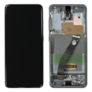 Samsung Galaxy S20 G980 / S20 5G G981 - Full Front LCD Digitizer With Frame Cosmic Grey  Without Camera