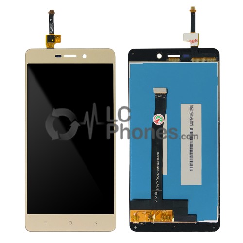 Xiaomi Redmi 3 - Full Front LCD Digitizer Gold