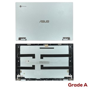 Asus Chromebook Flip 14” C434TA - Front Housing Cover with Hinges Silver  Grade A