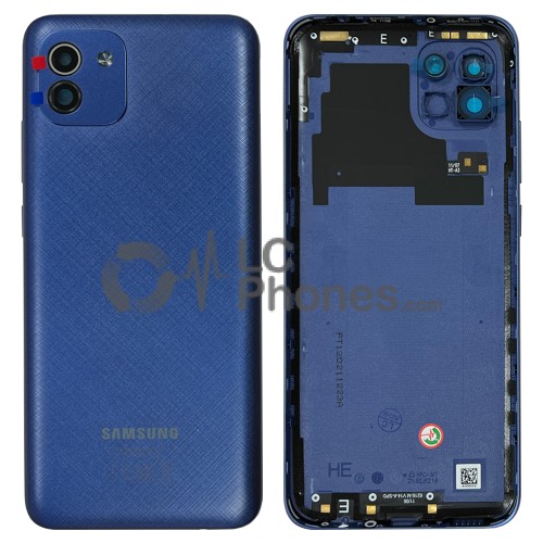 Samsung Galaxy A03 A035 - Back Housing Cover Blue < Service Pack >