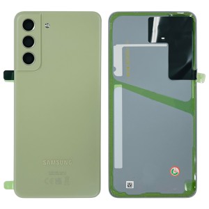 Samsung Galaxy S21 FE G990 - Battery Cover with Camera Lens and Adhesive Olive 