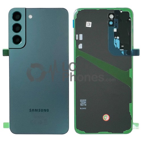 Samsung Galaxy S22+ 5G S906 - Battery Cover Original with Camera Lens and Adhesive Green < Service Pack >