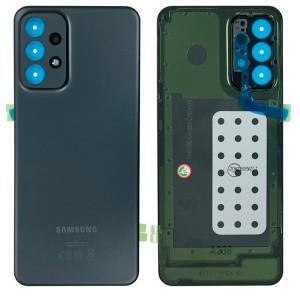 Samsung Galaxy A23 5G A236 - Battery Cover with Camera Lens and Adhesive Black 