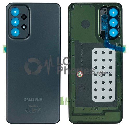 Samsung Galaxy A23 5G A236 - Battery Cover with Adhesive Black < Service Pack >