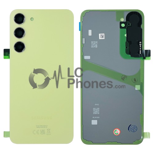 Samsung Galaxy S23+ 5G S916 - Battery Cover with Camera Lens and Adhesive Lime < Service Pack >