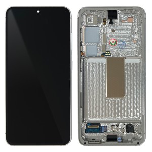Samsung Galaxy S23 5G S911 - Full Front LCD Digitizer with Frame Lime 