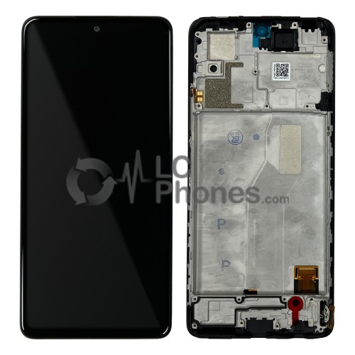 Xiaomi Redmi Note 10 Pro - Full Front LCD Digitizer with Frame Onyx Gray