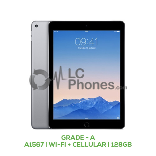 iPad Air 2 A1567 Wi-Fi + Cellular 128GB Grade A