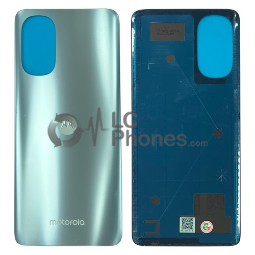 Motorola Moto G62 5G - Battery Cover with Adhesive Frosted Blue