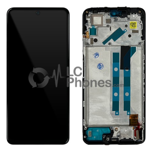 Xiaomi Redmi Note 12 Pro 4G 2209116AG - Full Front LCD Digitizer with Frame Black