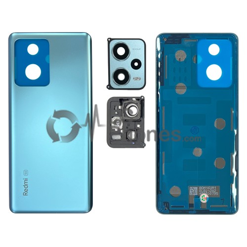 Xiaomi Redmi Note 12 Pro+ 22101316UCP - Battery Cover with Camera Lens and Adhesive Iceberg Blue