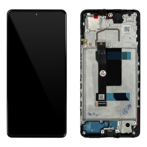 Xiaomi Redmi Note 12 Pro 5G 22101316C - Full Front LCD Digitizer with Frame Black