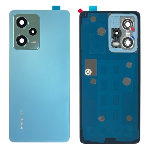 Xiaomi Redmi Note 12 Pro 5G 22101316C - Battery Cover with Camera Lens and Adhesive Frosted Blue