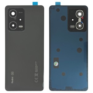 Xiaomi Redmi Note 12 Pro 5G 22101316C - Battery Cover with Camera Lens and Adhesive Onyx Black