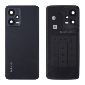 Xiaomi Redmi Note 12 22111317I - Battery Cover with Camera Lens and Adhesive Matte Black