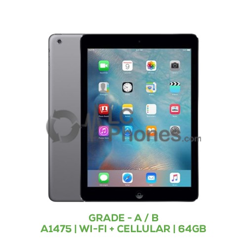 iPad Air A1475 Wi-Fi + Cellular 64GB Grade A / B