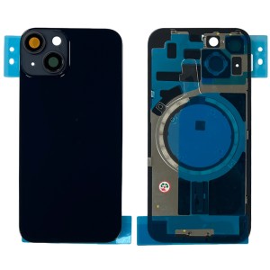 iPhone 14 - Battery Cover with Camera Lens & Plate Black