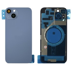 iPhone 14 Plus - Battery Cover with Camera Lens & Plate Blue