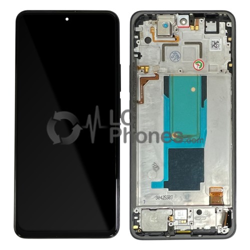 Xiaomi Redmi Note 11 Pro Plus 21091116UG - Full Front LCD Digitizer with Frame Black < Service Pack >