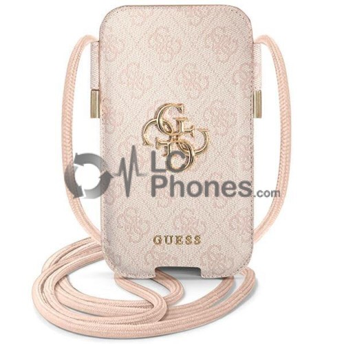 Guess - Universal  Case 6,7" 4G Big Metal Logo Pink