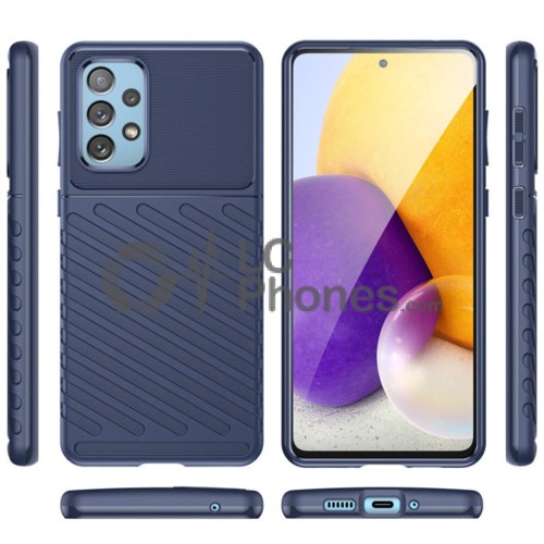 Samsung Galaxy A23 5G A236 - Thunder Flexible Armored Case Blue