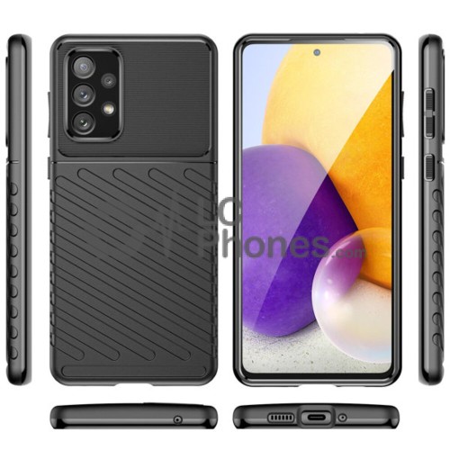 Samsung Galaxy A23 5G A236 - Thunder Flexible Armored Case Black