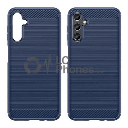 Samsung Galaxy A14 5G A146 - Carbon Flexible Cover Case Blue