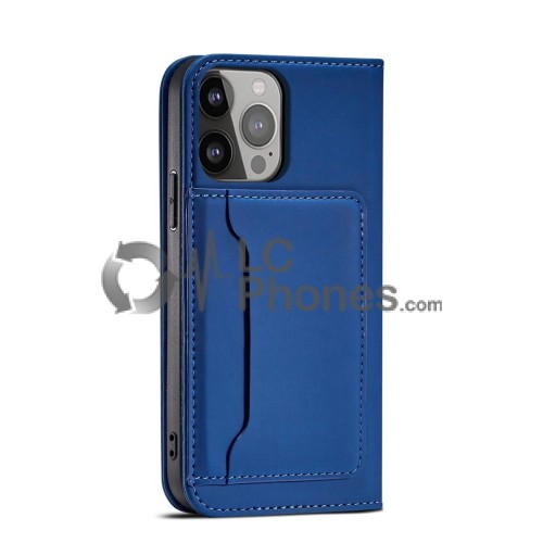 Samsung Galaxy A23 5G A236 - Magnet Elegant Flip Cover Case Blue